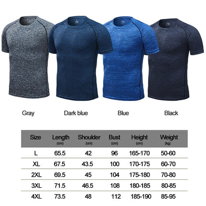 Men Running T-Shirts, Quick Dry Compression