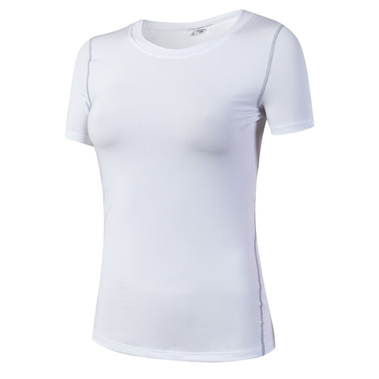 Fitness Women Shirts Quick Drying T Shirt Elastic