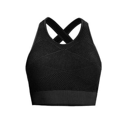 Plus Size Sports Bra Shock Proof Gathering