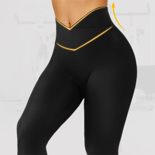 Leggings Women V Waist Tights Gym Clothing