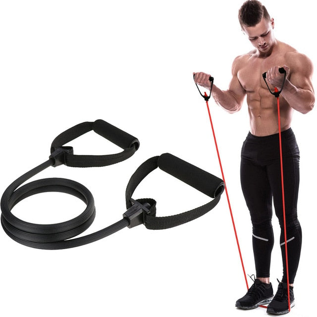 Yoga CrossFit Resistance Bands Exerciser Pull Rope