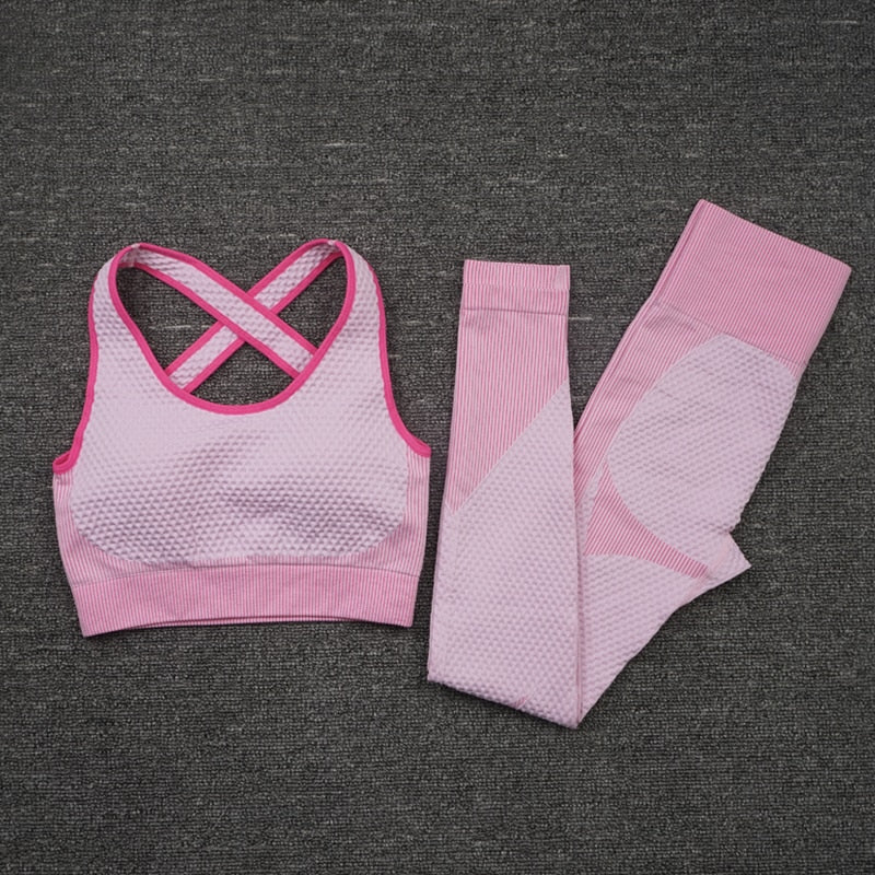 Women Yoga Set Gym Clothing Female Sport Fitness