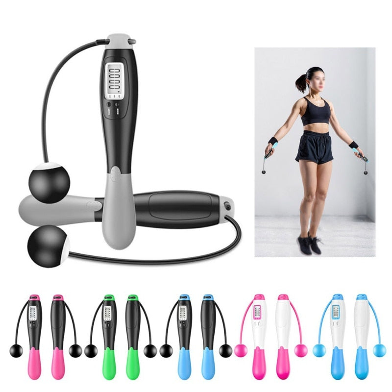 Cordless Electronic Skipping Rope Gym Fitness