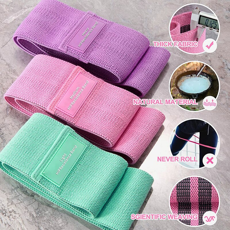 Glute Band Loop Cotton Hip Resistance Bands