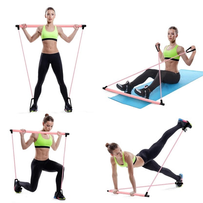 Yoga CrossFit Resistance Bands Exerciser Pull Rope