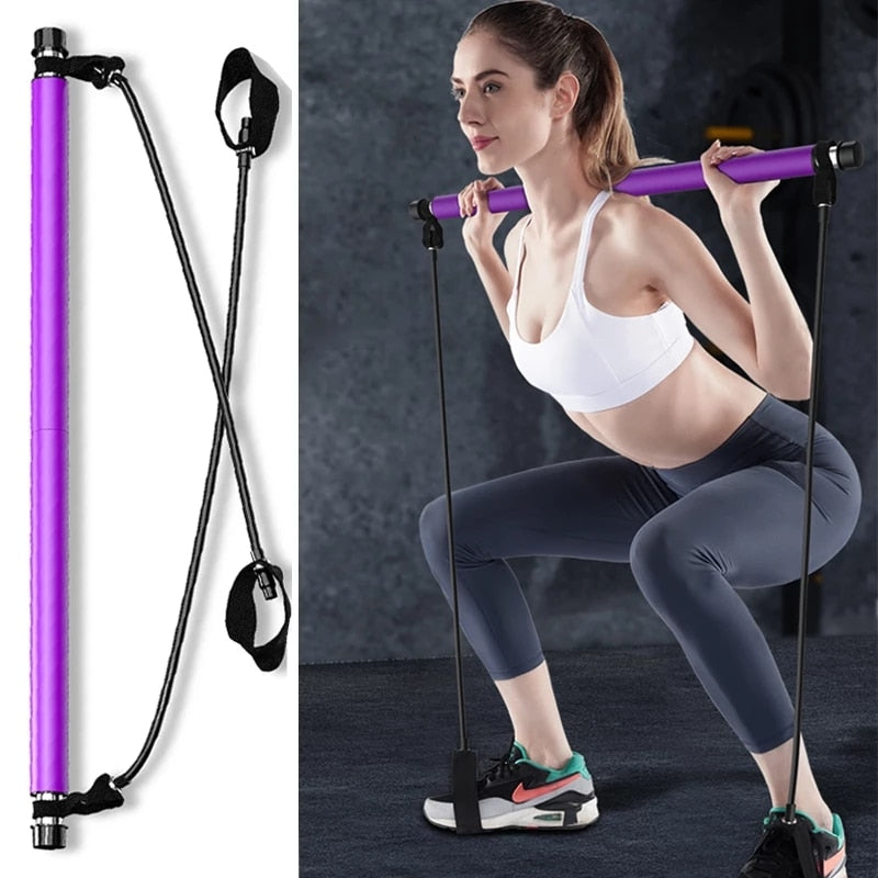 Yoga CrossFit Resistance Bands Exerciser Pull Rope