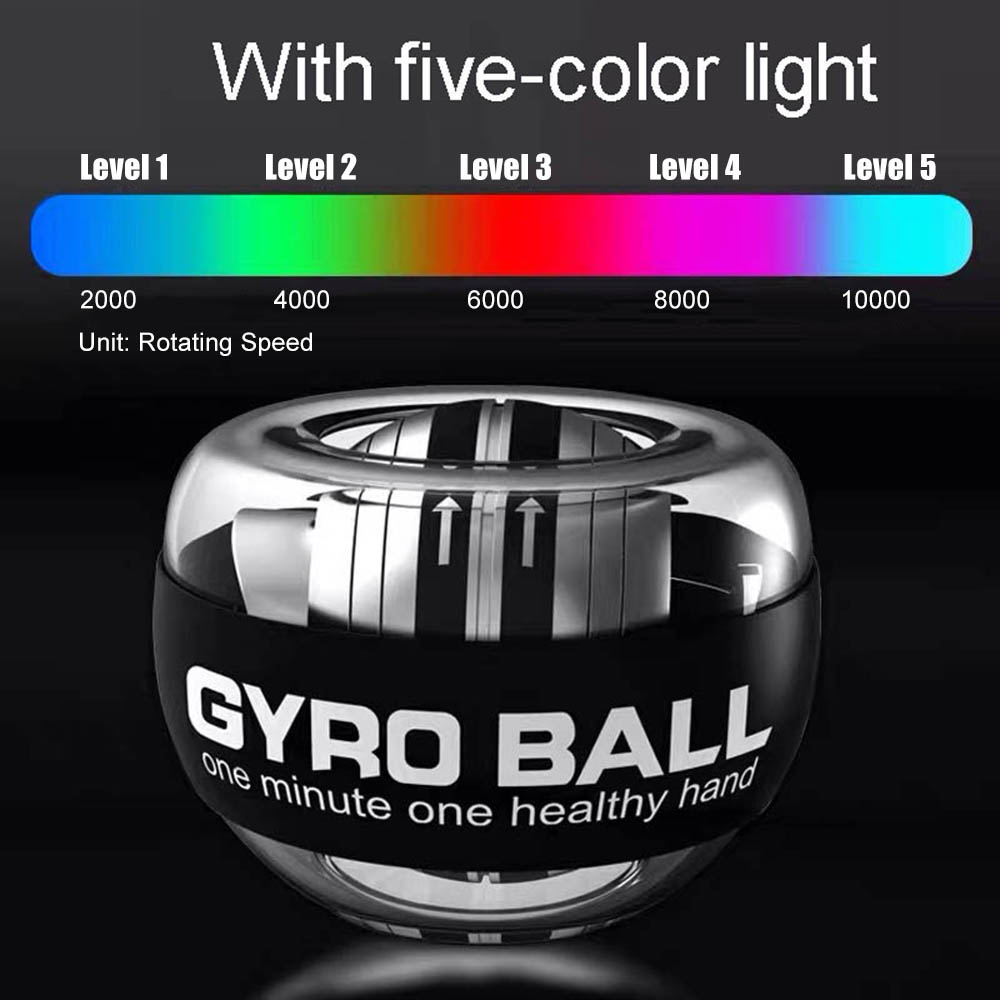 LED Gyroscopic Powerball AutoStart Range Gyro Power