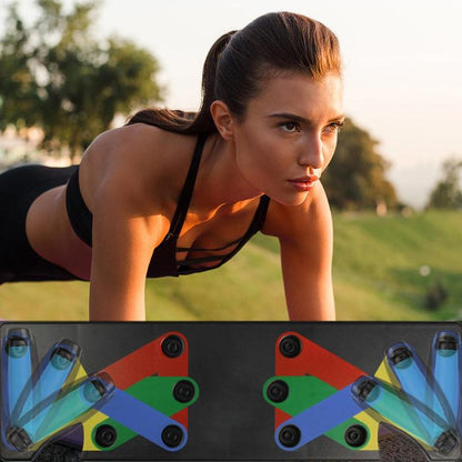 9 in 1 Push Up Rack Board Men Women Fitness Exercise