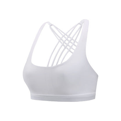 Fitness Sports Bra for Women Push Up Cross Back