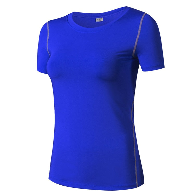 Fitness Women Shirts Quick Drying T Shirt Elastic