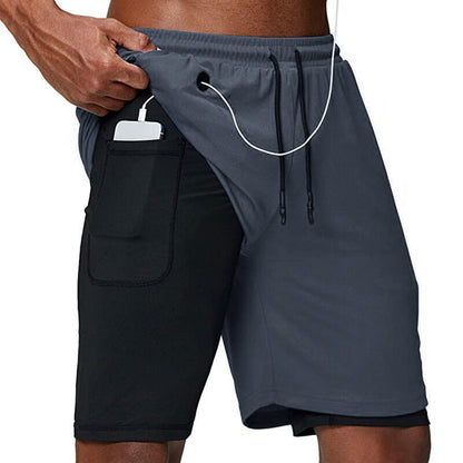 Running Shorts Men Fitness Gym Training Sports