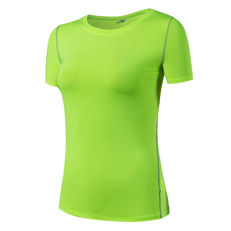 Fitness Women Shirts Quick Drying T Shirt Elastic