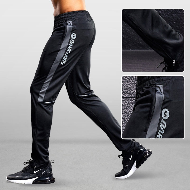 Men‘S Sport Pants Running Pants With Zipper Pockets