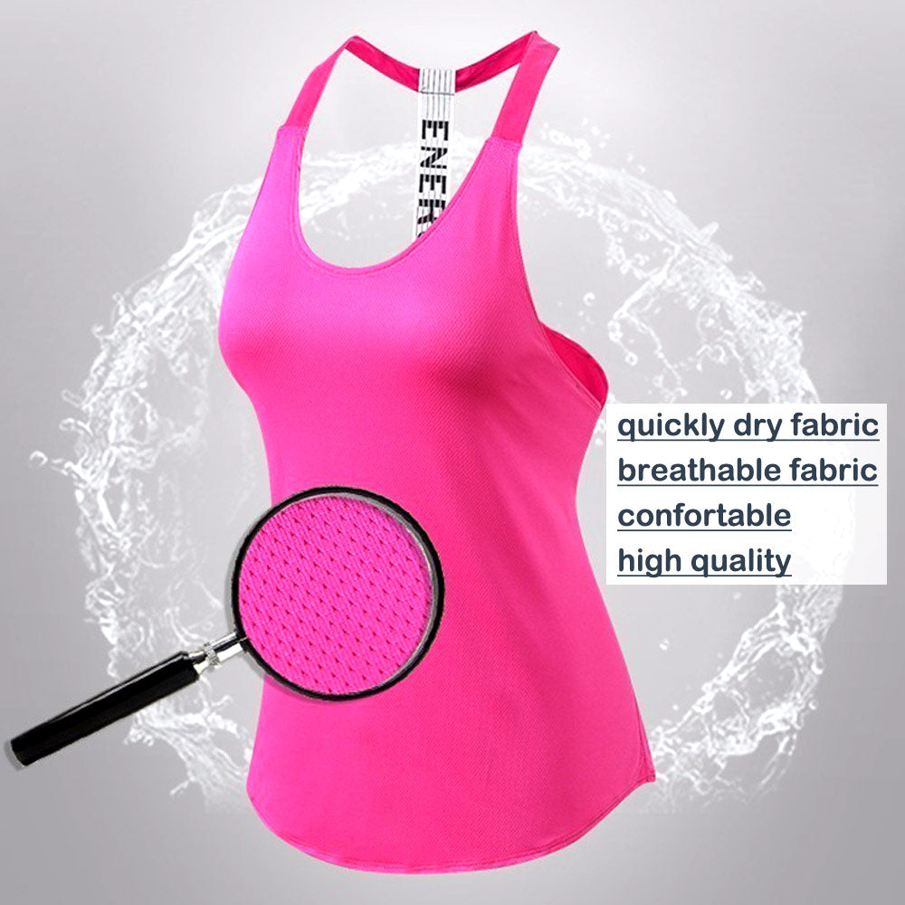 Quality 15% spandex Fitness Sports Yoga Shirt Quickly Dry