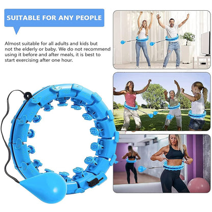 24 Section Smart Weighted Sport Hoops Abdominal