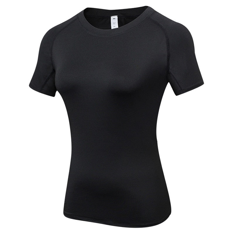 Fitness Women Shirts Quick Drying T Shirt Elastic