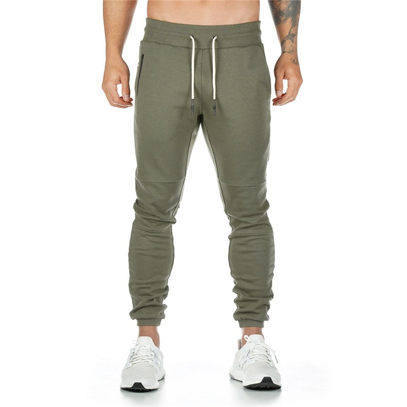 New Cotton Gym Pants Men Quick Dry Fit Running Jogging