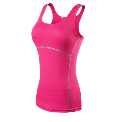 Women Fitness Sport Yoga Shirt  Sleeveless Sportswear