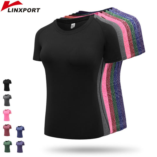 Fitness Women Shirts Quick Drying T Shirt Elastic