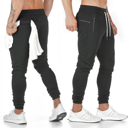 New Cotton Gym Pants Men Quick Dry Fit Running Jogging