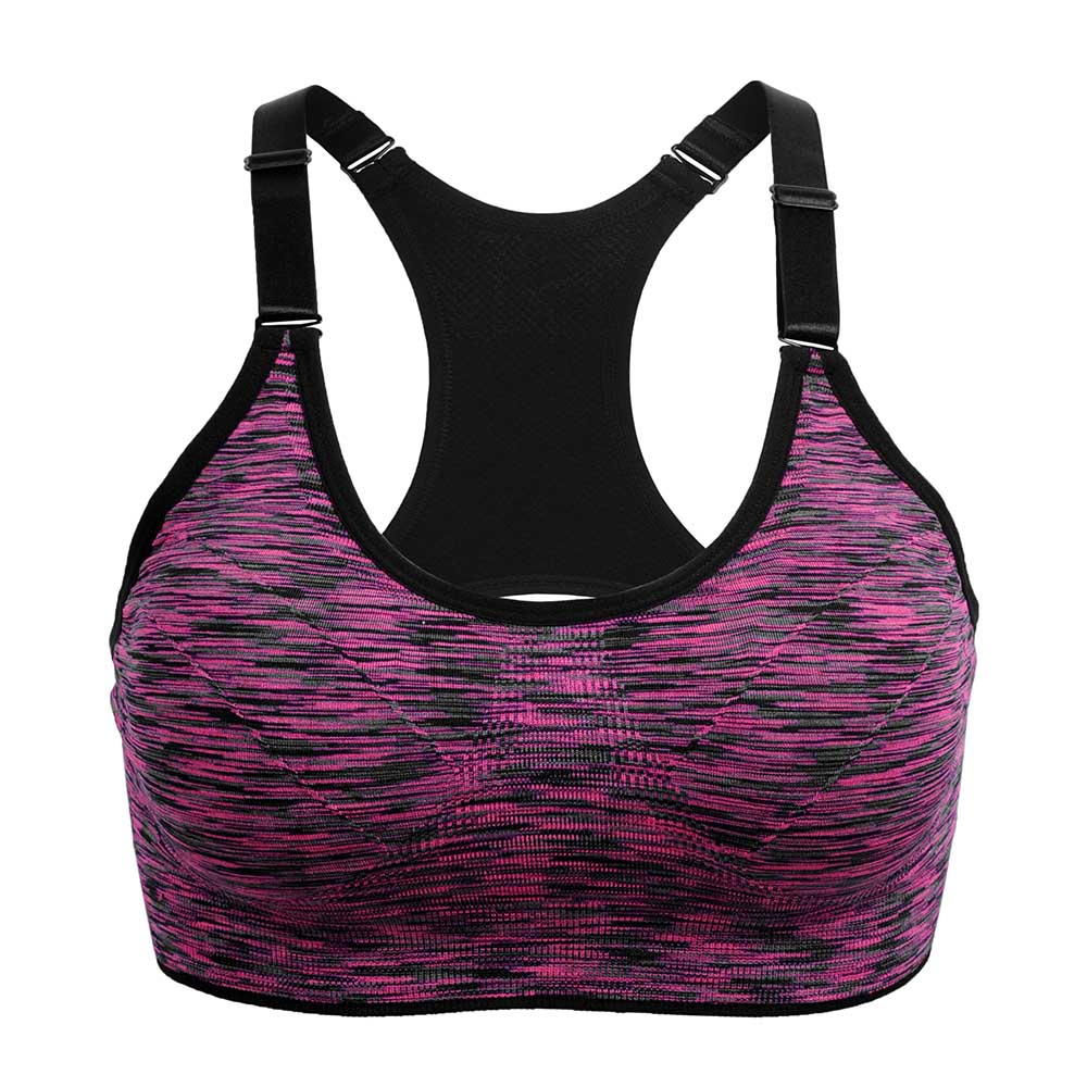 Women Sports Bra Adjustable Spaghetti Strap Padded