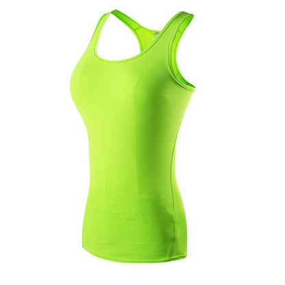 Women Fitness Sport Yoga Shirt  Sleeveless Sportswear