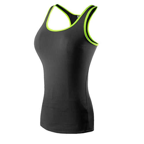 Women Fitness Sport Yoga Shirt  Sleeveless Sportswear