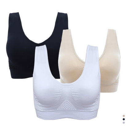 Breathable Sports Bras Women Hollow Out Padded