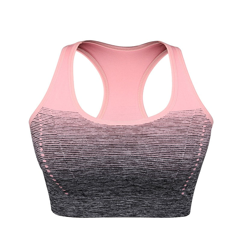 Gradient High Stretch Sports Bra for Women Quick Dry