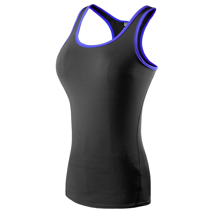 Women Fitness Sport Yoga Shirt  Sleeveless Sportswear