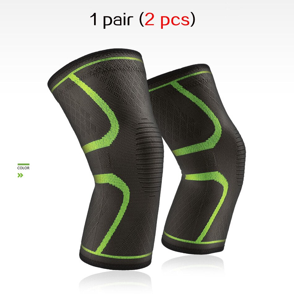 Elastic Knee Pads Nylon Sports Kneepad Fitness