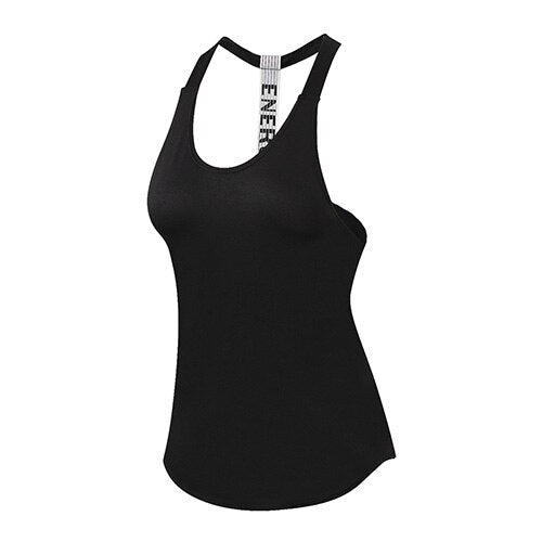 Women Fitness Sport Yoga Shirt  Sleeveless Sportswear