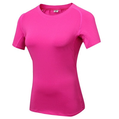 Fitness Women Shirts Quick Drying T Shirt Elastic