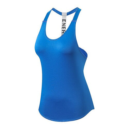 Women Fitness Sport Yoga Shirt  Sleeveless Sportswear