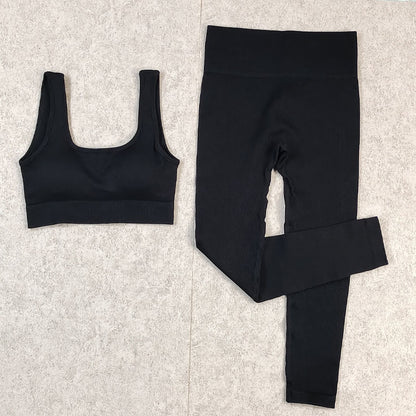 Seamless Yoga Set Fitness Suit Women Gym Sets