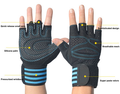 Weightlifting Gloves with Wrist Support