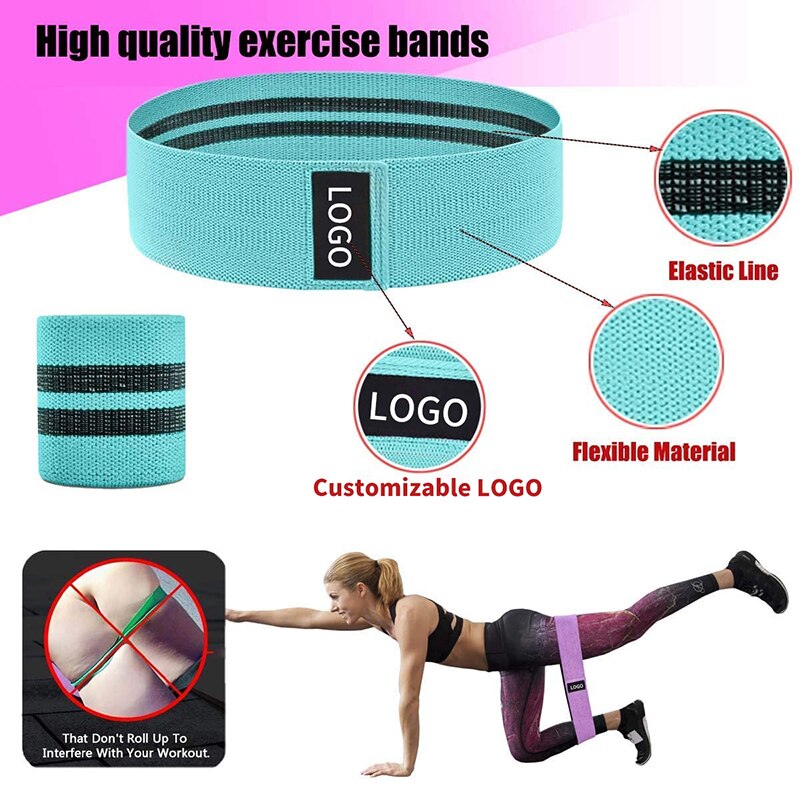 Glute Band Loop Cotton Hip Resistance Bands