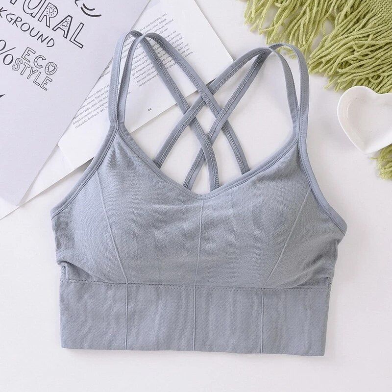 Women Yoga Sport Bra Women Shockproof Sports