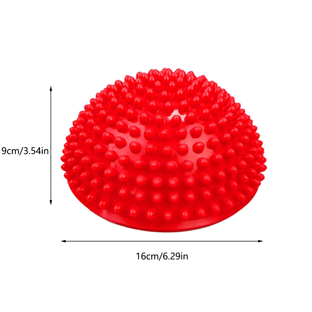 Half Sphere Yoga Balls PVC Inflatable Foot Massage