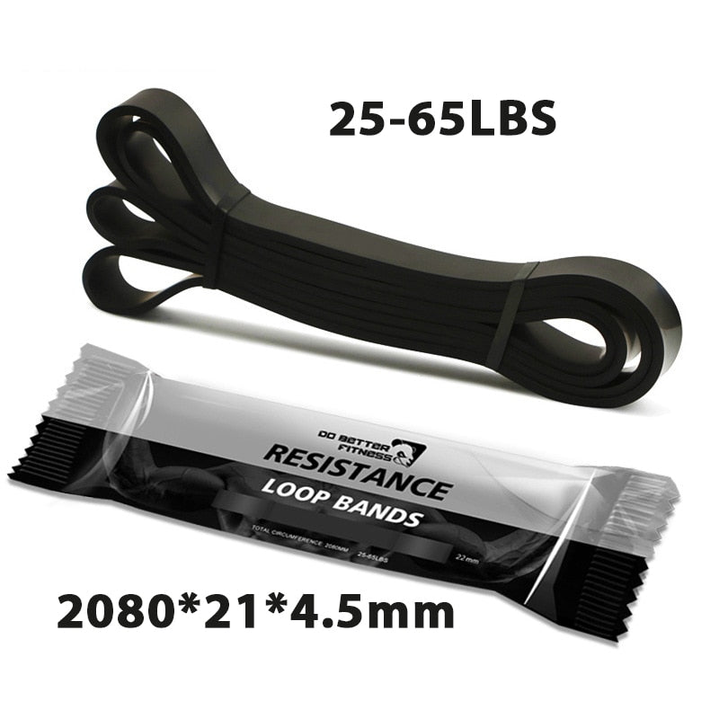 Fitness Band Pull Up Elastic Bands Rubber Resistance Loop