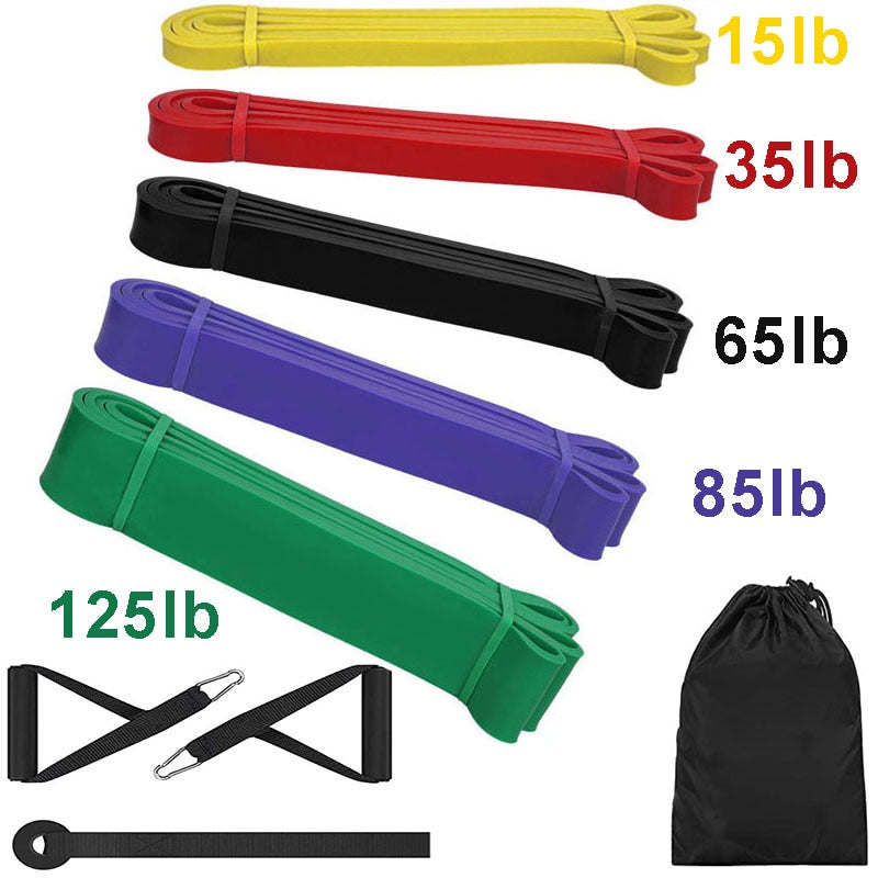 Pull Up Power Resistance Band Set Elastic Exercises