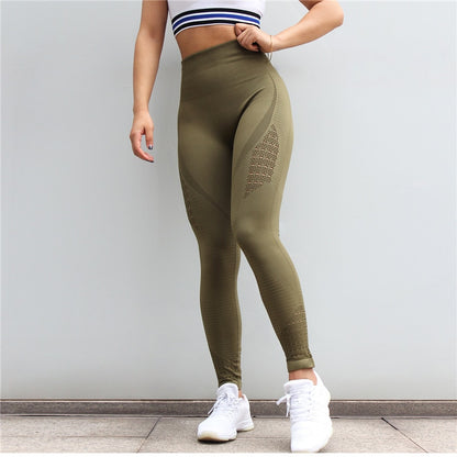 Women Yoga Pants Sports Running Sportswear Stretchy