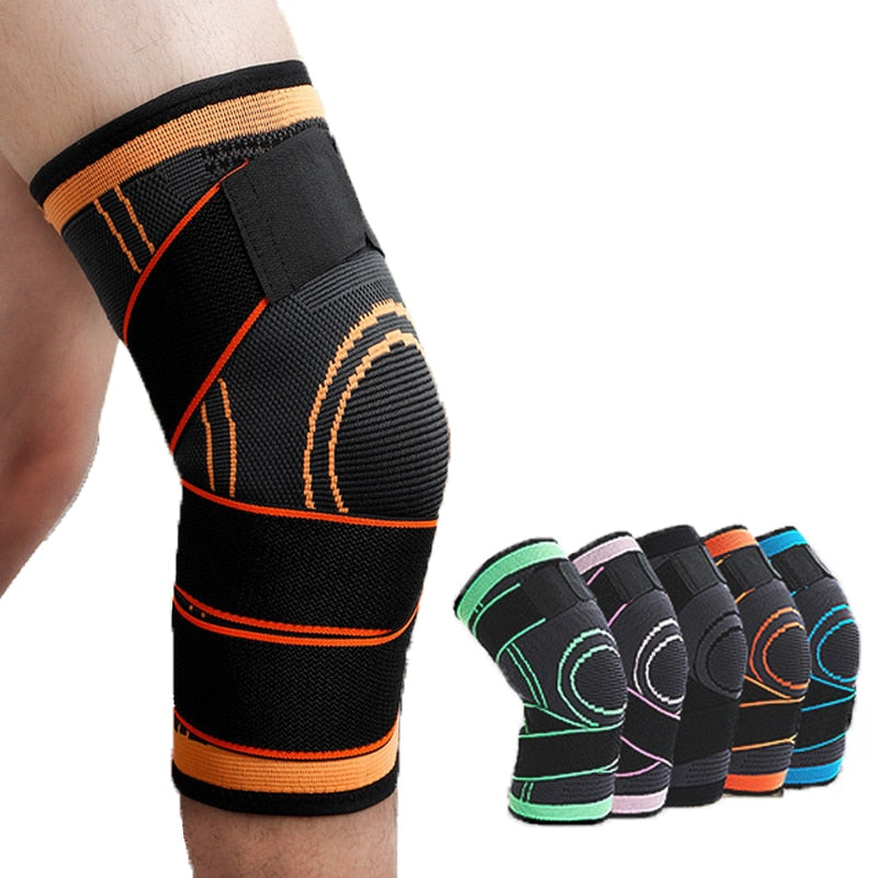 Sports Men Compression Knee Brace Elastic Support Pads