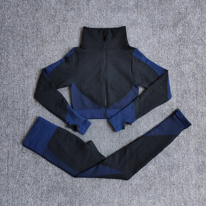 Women Fitness Sport Yoga Suit Seamless Women Yoga Sets