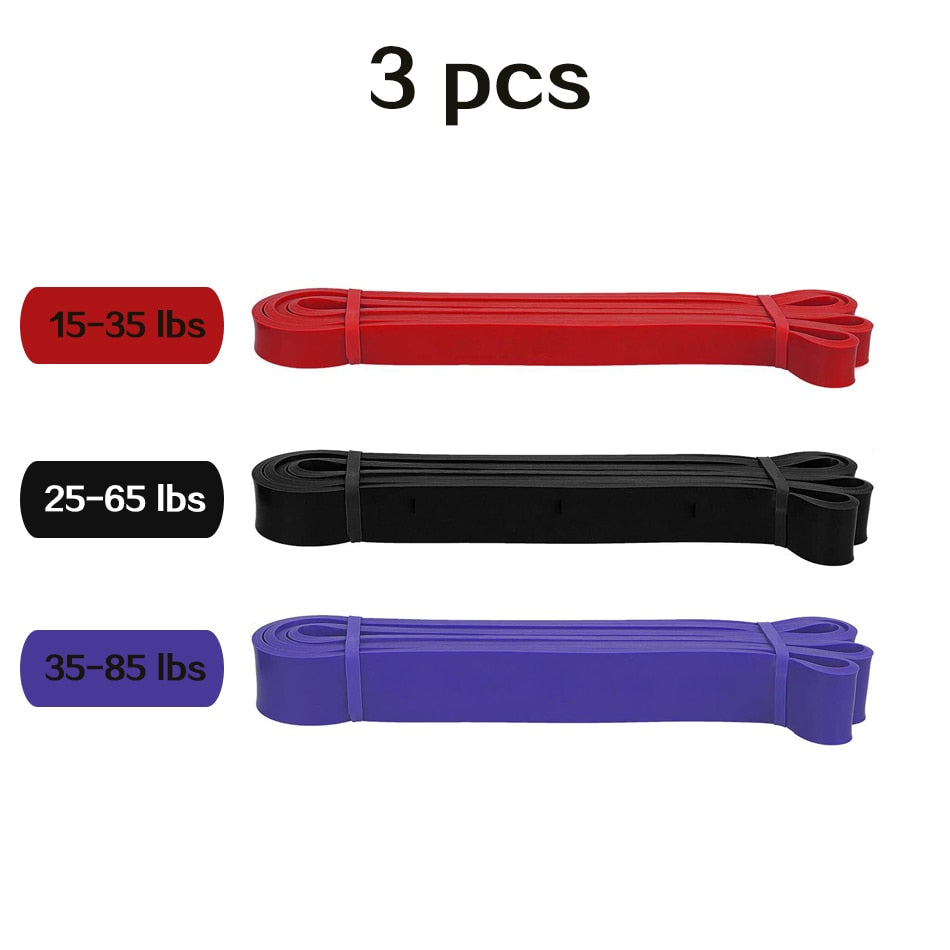 Training Resistance Bands Gym Home Fitness Rubber