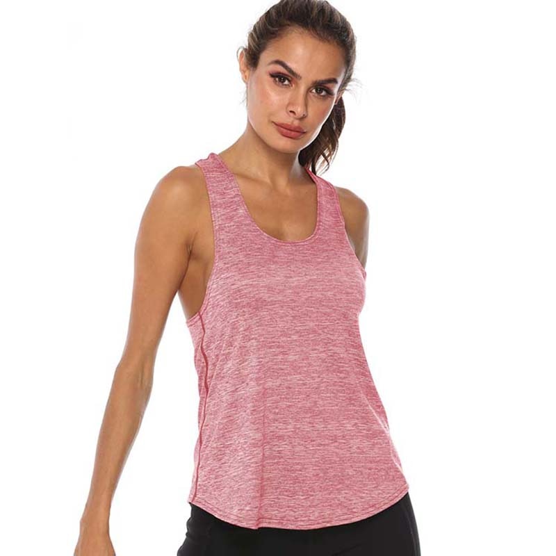 Sleeveless Racerback Yoga Vest Sport Singlet Athletic