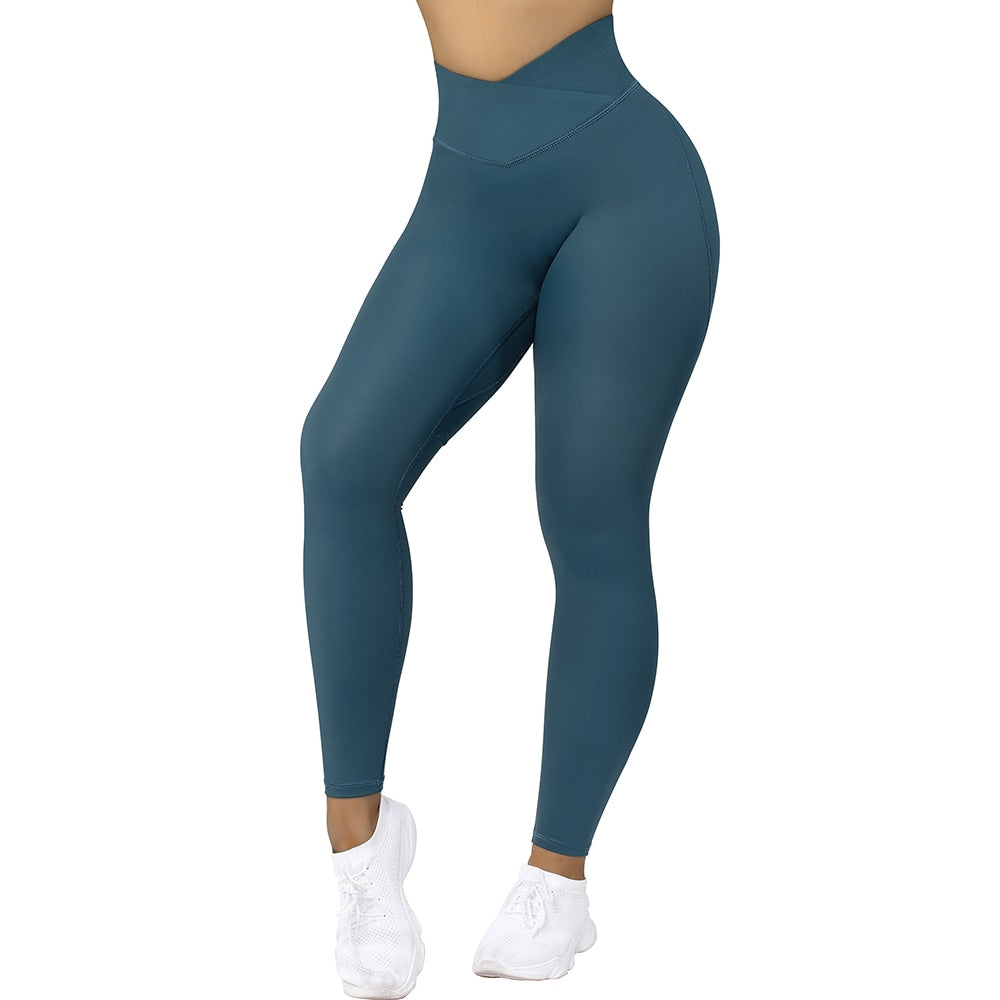 Leggings Women V Waist Tights Gym Clothing