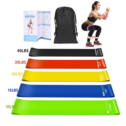 Pull Up Power Resistance Band Set Elastic Exercises