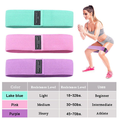 Durable Hip Circle Band Yoga Anti-slip Gym Fitness