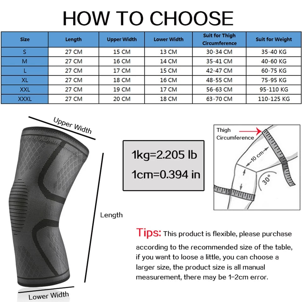 Elastic Sports Leg Knee Support Brace Wrap Protector